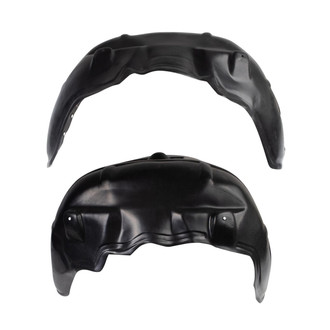 TRQ® - Rear Driver and Passenger Side Quarter Panel Splash Shield Set