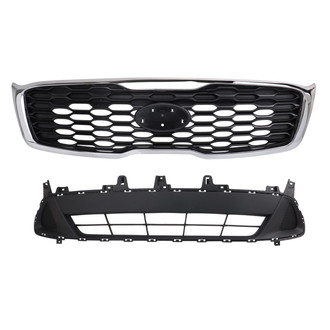 TRQ® - Upper and Lower Grille Set
