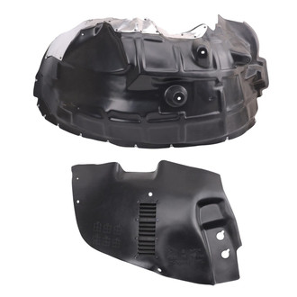 TRQ® - Rear Driver and Passenger Side Fender Liner Set