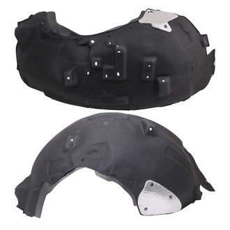 TRQ® BDA25036 - Front Driver and Passenger Side Fender Liner Set