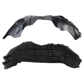 TRQ® - Front Driver and Passenger Side Fender Liner Set