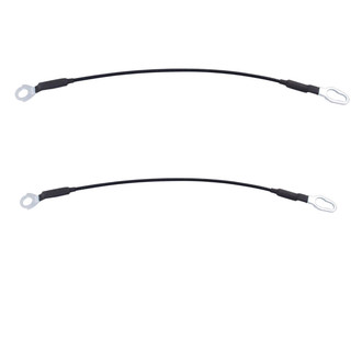 TRQ® - Driver and Passenger Side Tailgate Cable Set