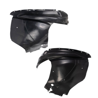 TRQ® - Front Driver and Passenger Side Fender Liner Set Rear Section