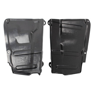 TRQ® - Driver and Passenger Side Engine Splash Shield Set