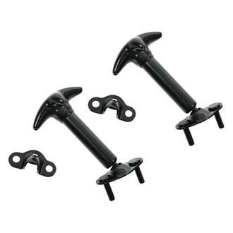 TRQ® - Hood Latch and Catch Bracket Set