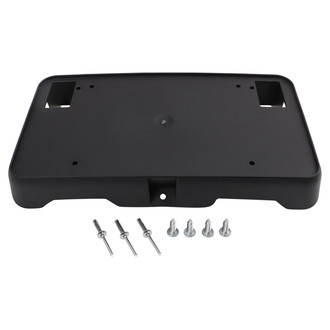 TRQ® - Black Front License Plate Bracket