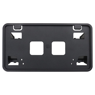 TRQ® - Black Front License Plate Bracket