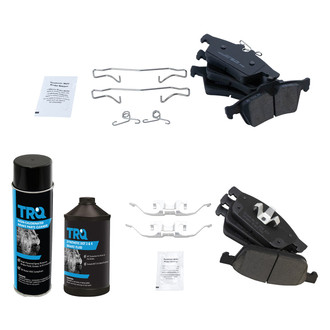 TRQ® - Ceramic Front and Rear Disc Brake Pads