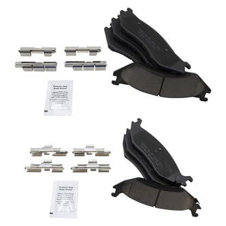 TRQ® - Ceramic Front and Rear Disc Brake Pads