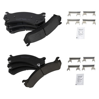 TRQ® - Ceramic Front and Rear Disc Brake Pads