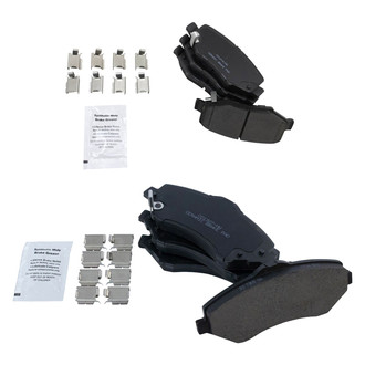 TRQ® - Ceramic Front and Rear Disc Brake Pads