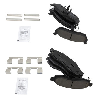 TRQ® - Ceramic Front and Rear Disc Brake Pads