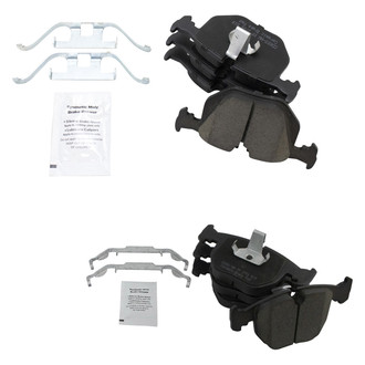 TRQ® - Ceramic Front and Rear Disc Brake Pads