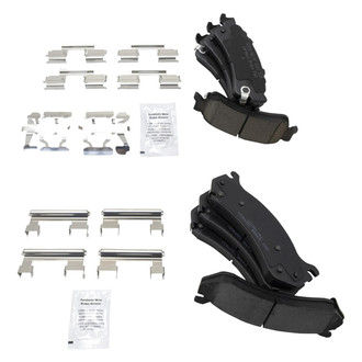 TRQ® - Ceramic Front and Rear Disc Brake Pads
