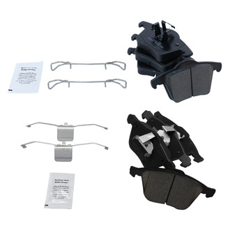 TRQ® - Ceramic Front and Rear Disc Brake Pads