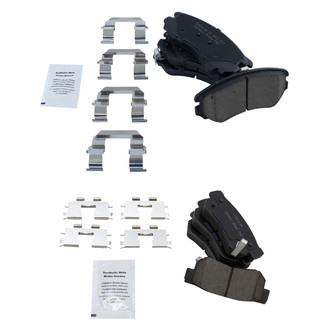TRQ® - Ceramic Front and Rear Disc Brake Pads