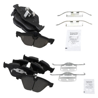 TRQ® - Ceramic Front and Rear Disc Brake Pads