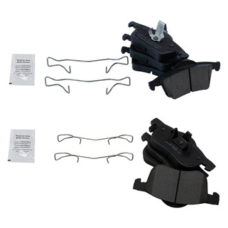 TRQ® - Ceramic Front and Rear Disc Brake Pads