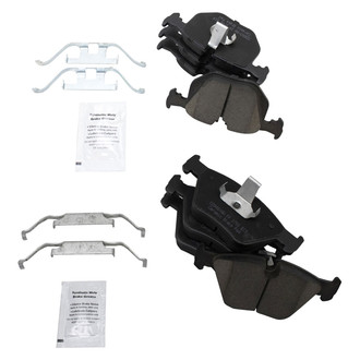 TRQ® - Ceramic Front and Rear Disc Brake Pads