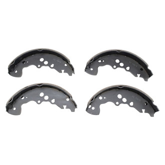 TRQ® - Rear Drum Brake Shoes