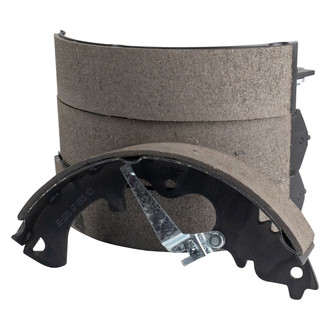 TRQ® - Rear Drum Brake Shoes