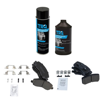 TRQ® - Ceramic Front and Rear Disc Brake Pads