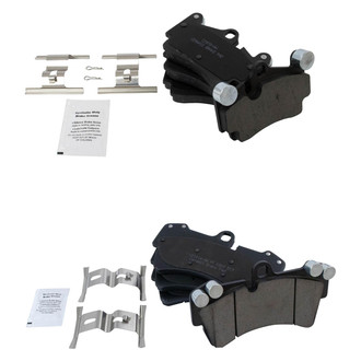 TRQ® - Ceramic Front and Rear Disc Brake Pads