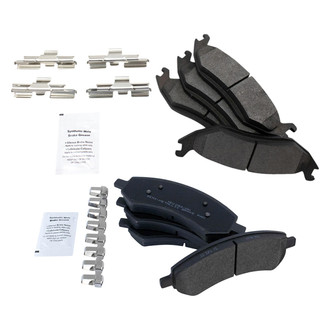 TRQ® - Ceramic Front and Rear Disc Brake Pads