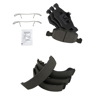 TRQ® - Ceramic Front and Rear Disc Brake Pads