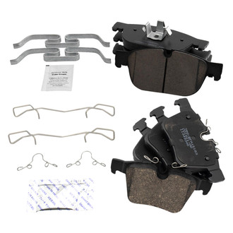 TRQ® - Ceramic Front and Rear Disc Brake Pads