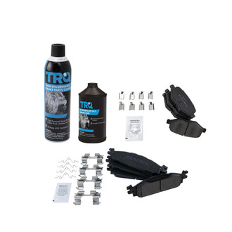 TRQ® - Semi-Metallic Front and Rear Disc Brake Pads