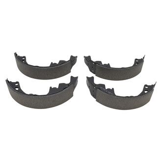 TRQ® - Rear Drum Brake Shoes