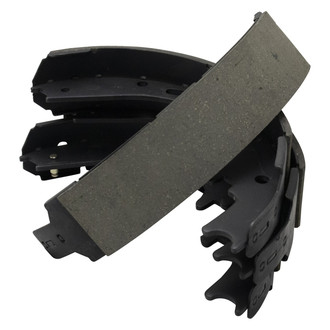 TRQ® - Rear Drum Brake Shoes