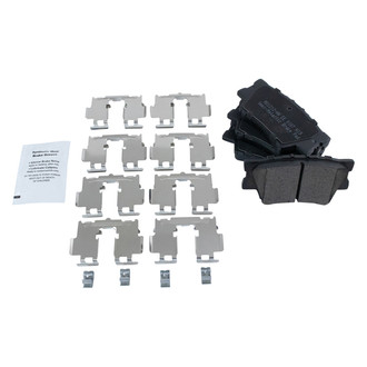 TRQ® - Semi-Metallic Rear Disc Brake Pads