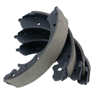 TRQ® - Rear Drum Brake Shoes