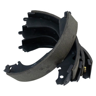 TRQ® - Rear Drum Brake Shoes