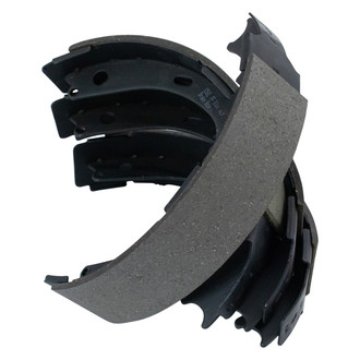 TRQ® - Rear Drum Brake Shoes