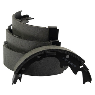 TRQ® - Rear Drum Brake Shoes