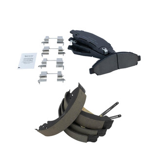 TRQ® - Ceramic Front and Rear Disc Brake Pads