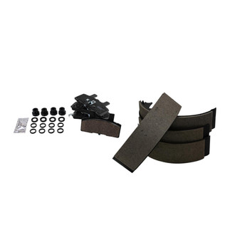 TRQ® - Ceramic Front and Rear Disc Brake Pads