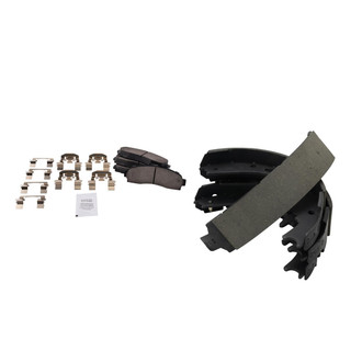 TRQ® - Ceramic Front and Rear Disc Brake Pads