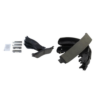 TRQ® - Ceramic Front and Rear Disc Brake Pads