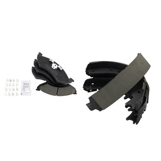 TRQ® - Ceramic Front and Rear Disc Brake Pads