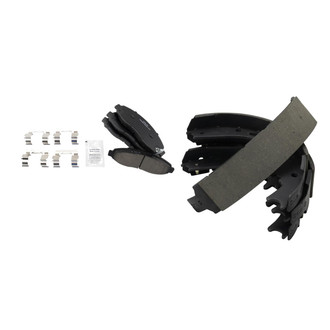 TRQ® - Ceramic Front and Rear Disc Brake Pads