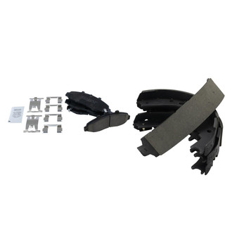 TRQ® - Ceramic Front and Rear Disc Brake Pads