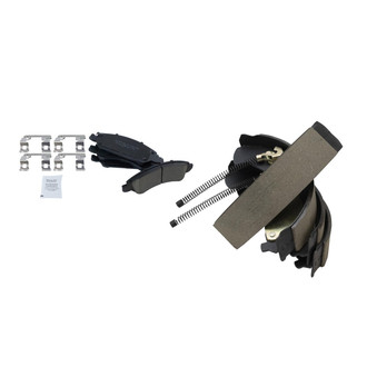 TRQ® - Ceramic Front and Rear Disc Brake Pads