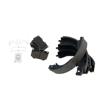 TRQ® - Ceramic Front and Rear Disc Brake Pads