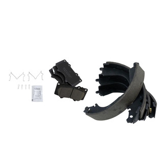 TRQ® - Ceramic Front and Rear Disc Brake Pads