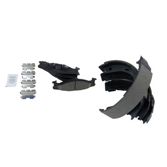 TRQ® - Ceramic Front and Rear Disc Brake Pads