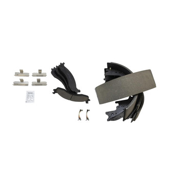 TRQ® - Ceramic Front and Rear Disc Brake Pads